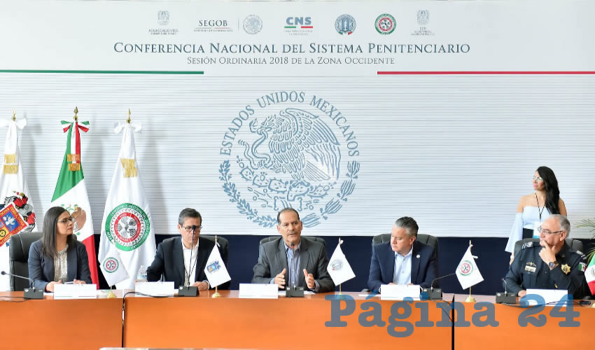 El gobernador Martín Orozco Sandoval asistió como invitado a la apertura de los trabajos de la primera sesión ordinaria 2018 de la Conferencia Nacional del Sistema Penitenciario Zona Occidente