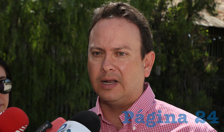 Raúl Landeros Bruni, delegado de la Sagarpa en Aguascalientes (Foto: Eddylberto Luévano Santillán)