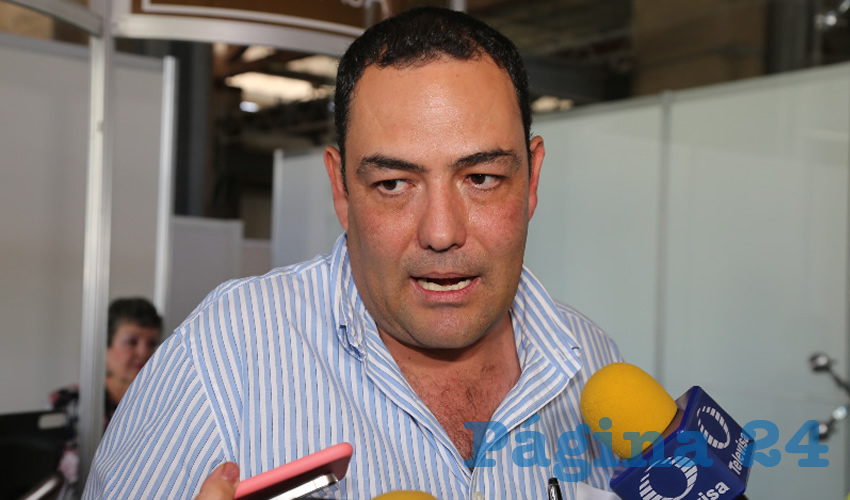 Juan Pablo Franco Díaz, presidente de la Unión Ganadera Regional de Aguascalientes (Foto: Eddylberto Luévano Santillán)