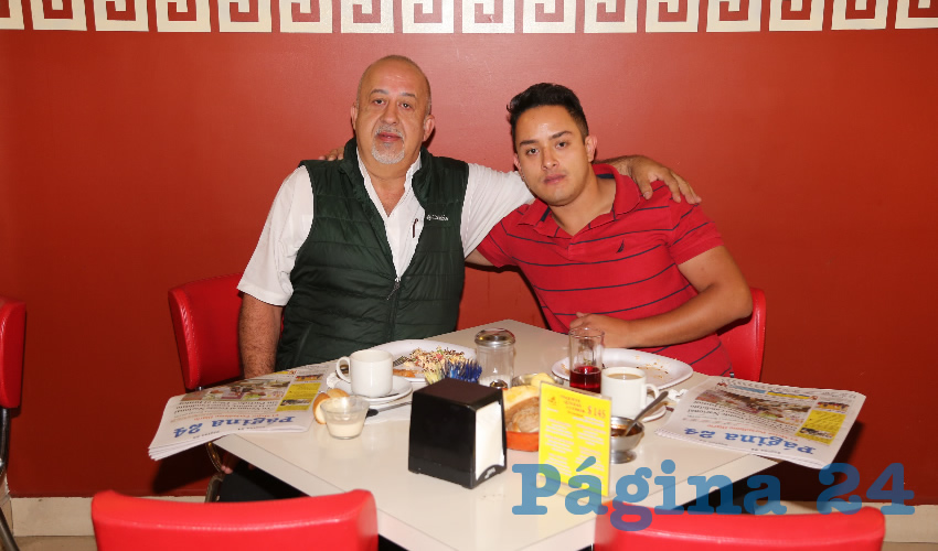 En el restaurante Mitla almorzaron Gastón Domínguez Sesma y su hijo Juan Pablo Domínguez