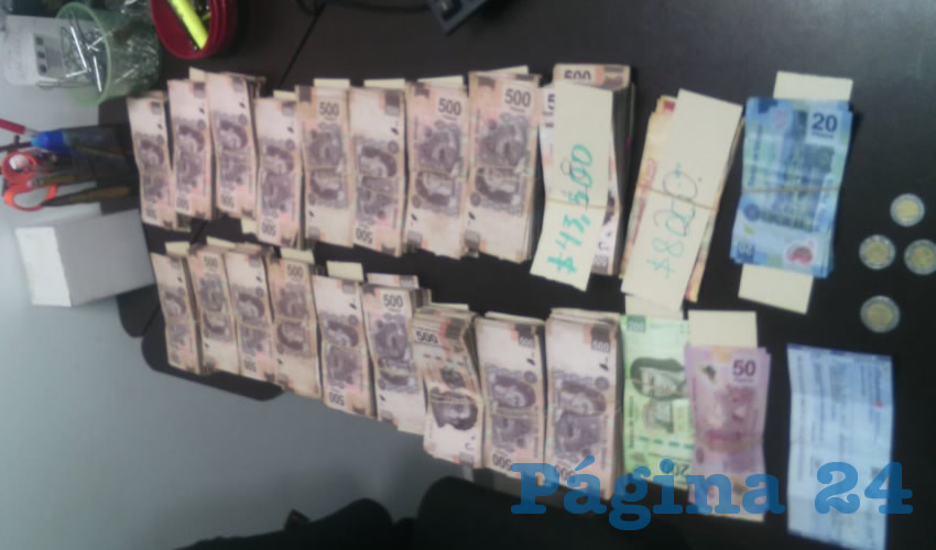 El dinero fue recuperado por polic&iacute;as ministeriales