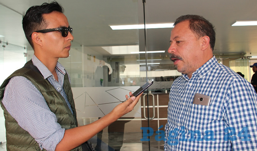 Alejandro Rivera Nieto, líder del Sindicato de Trabajadores Independientes en Zacatecas (SITEZ): Este tipo de situaciones no se registraban en años anteriores, y hoy en día se da porque hay personas ocupando puestos de suma importancia para la seguridad del estado, que lamentablemente no son aptos. (Foto: Rocío Castro Alvarado)