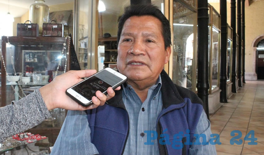 Manuel Alvarado Pérez, dirigente estatal de El Barzón. “Esperamos que el pueblo salga a las calles, muestre su inconformidad sobre el tipo de gobierno que padecemos los trabajadores y campesinos”. (Foto: Merari Martínez Castro)
