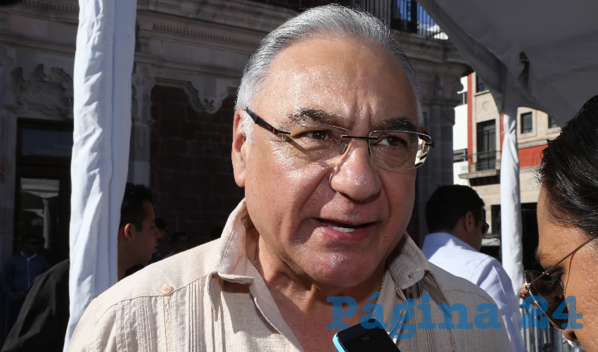 Sergio Alberto Mart&iacute;nez Castuera, titular de la SSPE (Foto: Eddylberto Lu&eacute;vano Santill&aacute;n)