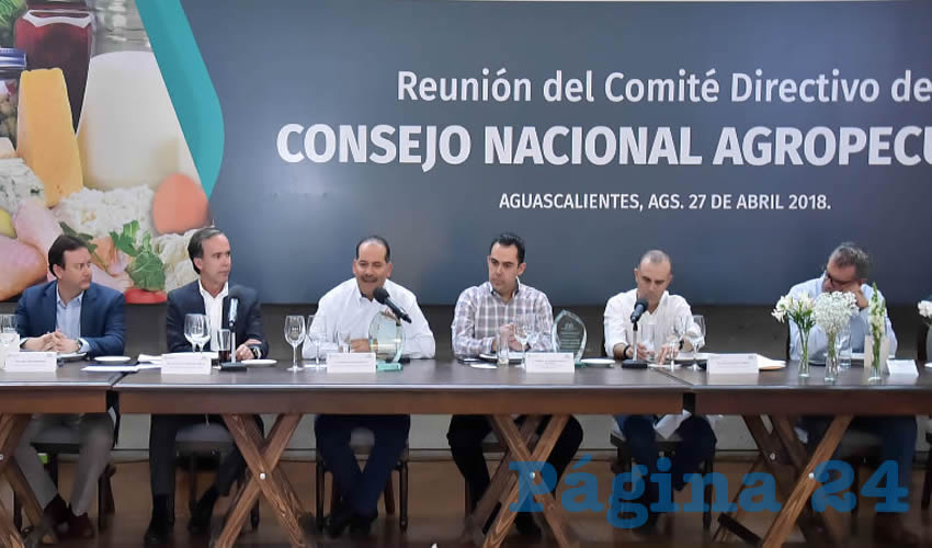 El gobernador Martín Orozco Sandoval asistió como invitado a la Reunión del Comité Directivo del Consejo Nacional Agropecuario