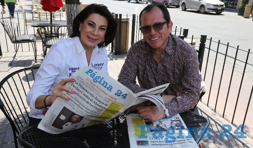 En el Mitla se reunieron Lorena Martínez, candidata a senadora por el PRI; y Juan Carlos Rodríguez García, coordinador de la Red de Empresarios con Meade