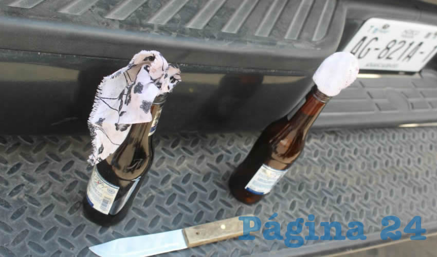 Las dos bombas caseras fabricadas por “El Cavalier”