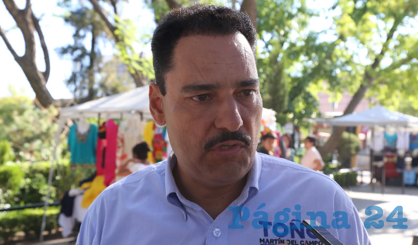 Juan Antonio Martín del Campo, candidato de Por México al Frente al Senado de la República (Foto: Eddylberto Luévano Santillán)