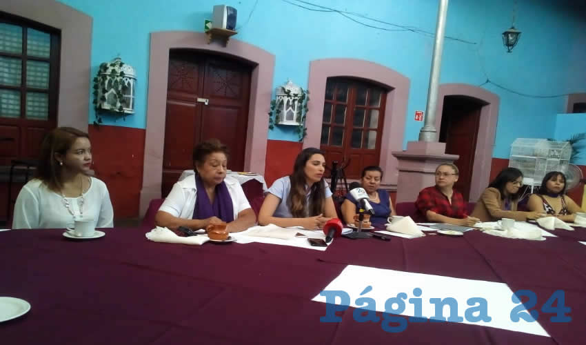Rueda de prensa de Red de Paridad de Género