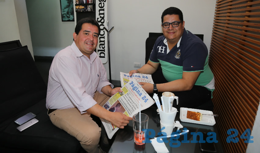 En Caf&eacute; Punta del Cielo platicaron Jos&eacute; Luis Alf&eacute;rez y Quique Galo