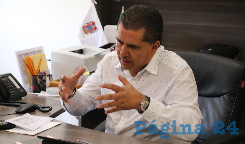 Enrique Ju&aacute;rez Ram&iacute;rez, presidente estatal del PRI (Foto: Eddylberto Lu&eacute;vano Santill&aacute;n)