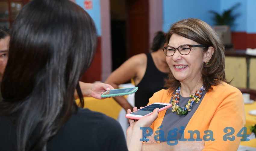 Angélica de la Peña Gómez, senadora de la República: las alianzas con la derecha no son nuevas (Foto: Eddylberto Luévano Santillán)