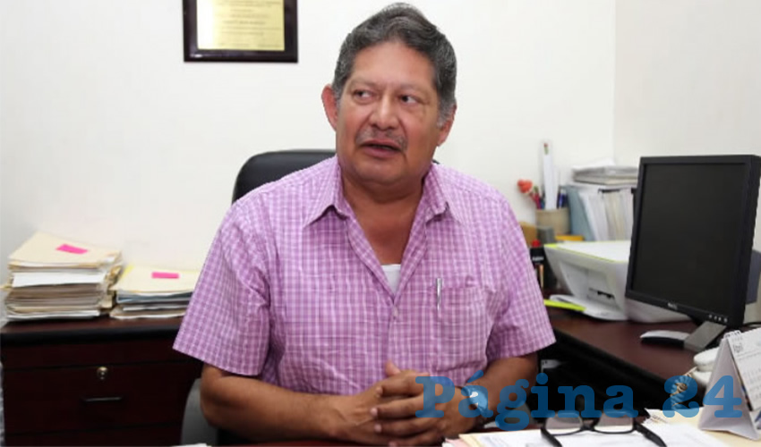 Roberto Mora M&aacute;rquez, secretario general de trabajadores de camiones urbanos