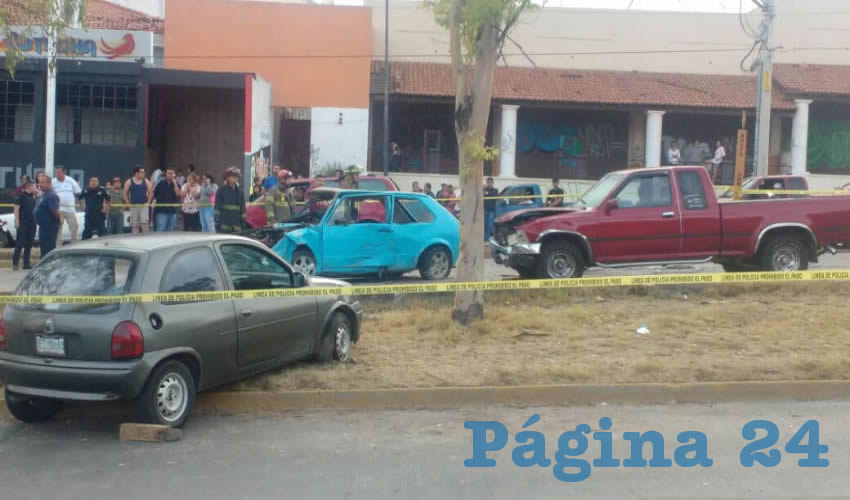 As&iacute; quedaron las tres unidades tras la doble colisi&oacute;n