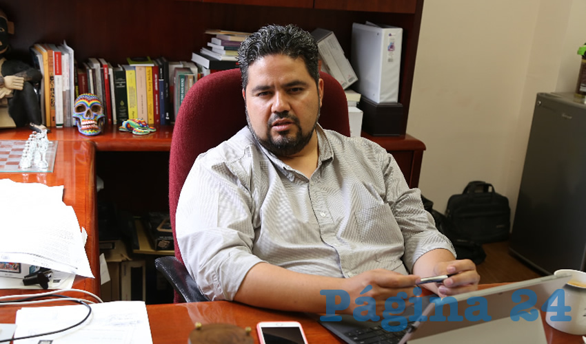 Iv&aacute;n Alejandro S&aacute;nchez N&aacute;jera, vocero del PRD de la coalici&oacute;n Por M&eacute;xico al Frente (Foto: Eddylberto Lu&eacute;vano Santill&aacute;n)