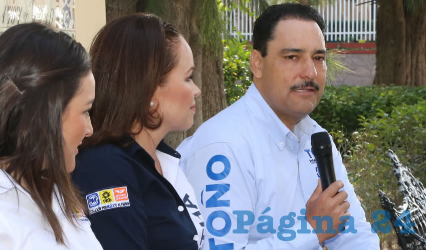 Juan Antonio Mart&iacute;n del Campo, candidato de Por M&eacute;xico al Frente al Senado (Foto: Eddylberto Lu&eacute;vano Santill&aacute;n)