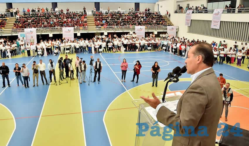 El gobernador Martín Orozco Sandoval asistió a la inauguración de la Jornada Cultural, Deportiva y Pedagógica del Magisterio 2018