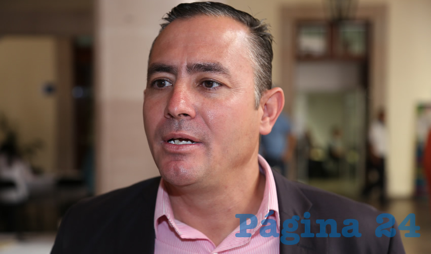 Israel Díaz García, director de Mercados y Estacionamientos en el municipio de Aguascalientes (Foto: Eddylberto Luévano Santillán)