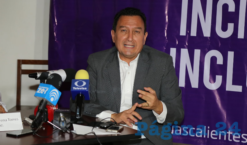 Jes&uacute;s Morquecho Vald&eacute;s presidente del Partido Encuentro Social (Foto: Eddylberto Lu&eacute;vano Santill&aacute;n)