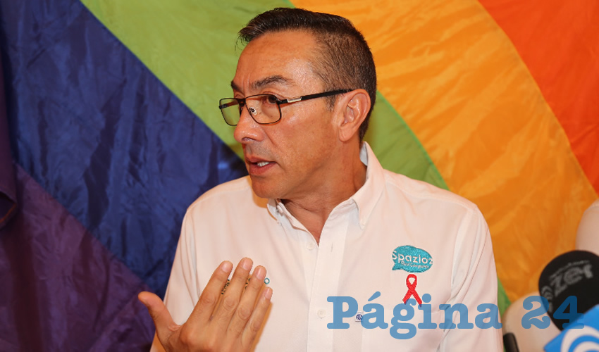 Julián Elizalde Peña, presidente del Colectivo Ser Gay en Aguascalientes