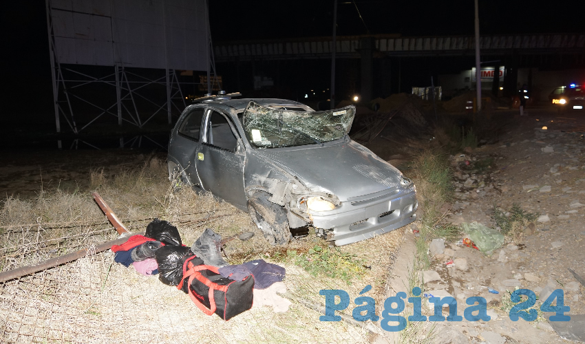 El accidente ocurrió en la carretera federal 45 norte