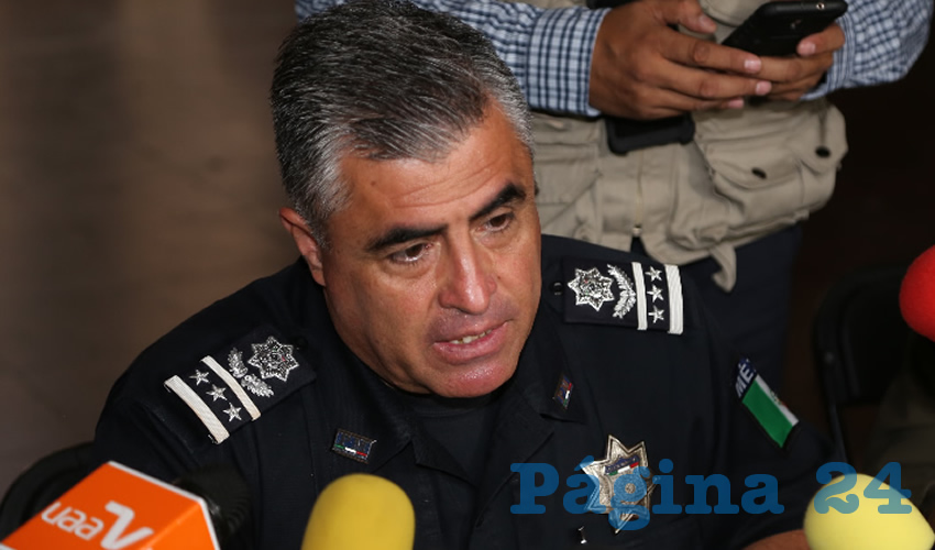 Antonio Martínez Romo, secretario de Seguridad Pública Municipal (Foto: Eddylberto Luévano Santillán)