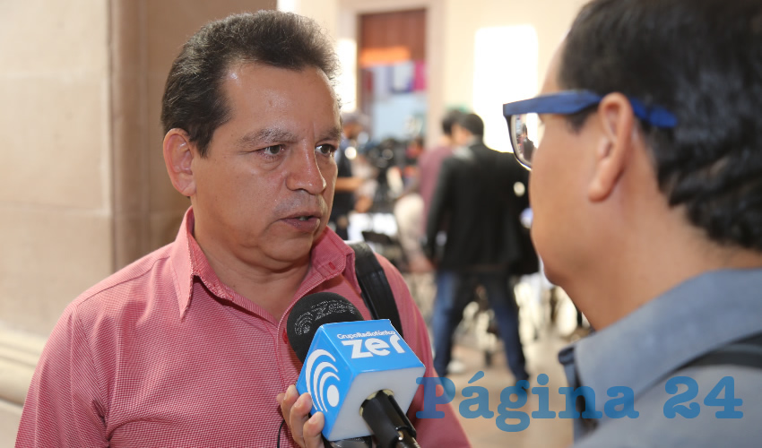 Juan Antonio García García, trabajador del ISSEA en activo (Foto: Eddylberto Luévano Santillán)