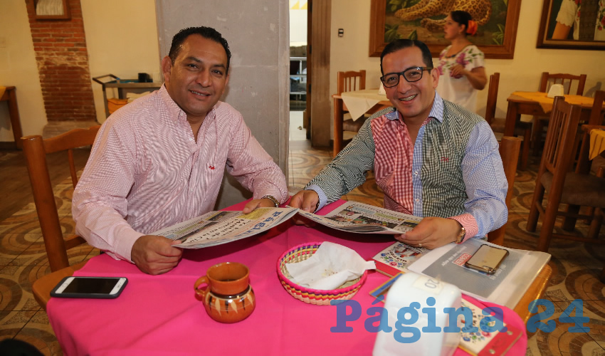 En la Mestiza departieron Rodolfo T&eacute;llez Moreno, Secretario de servicios P&uacute;blicos del Municipio de Aguascalientes; y Maximiliano Ram&iacute;rez Hern&aacute;ndez, regidor del Municipio