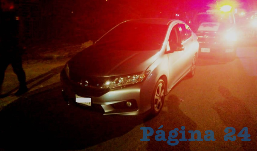 El automóvil Honda City, usado para vender el veneno