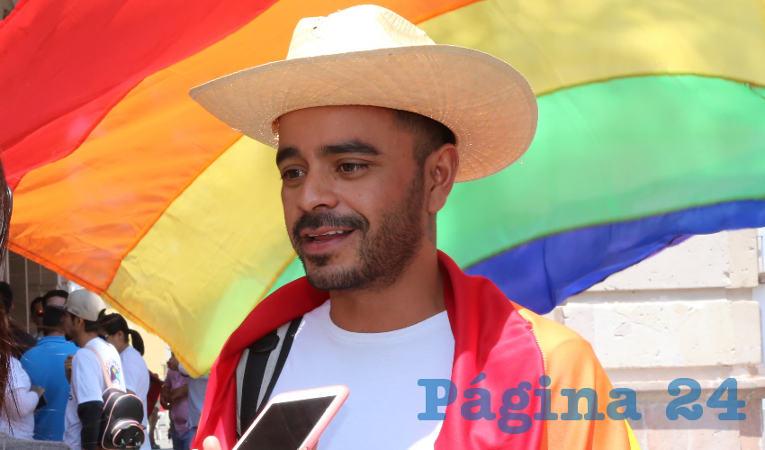 Efraín González Muro, activista de la diversidad sexual (Foto: Eddylberto Luévano Santillán)