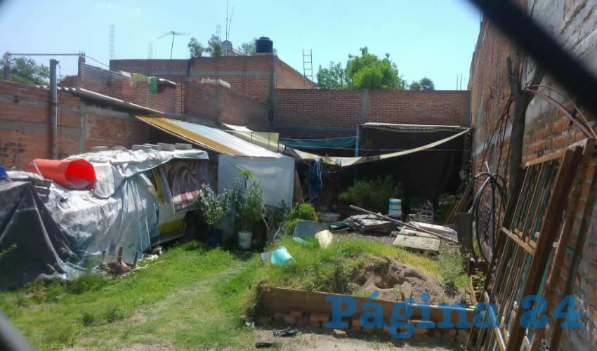 En este terreno Rafael Alejandro tenía sus plantas de cannabis