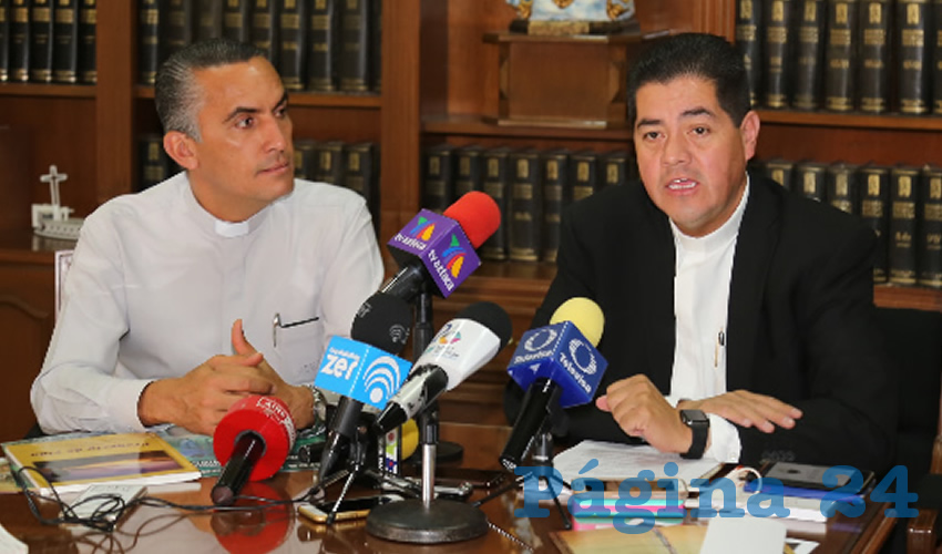 Carlos Alberto Alvarado Quezada, vocero de la di&oacute;cesis de Aguascalientes (Foto: Eddylberto Lu&eacute;vano Santill&aacute;n)
