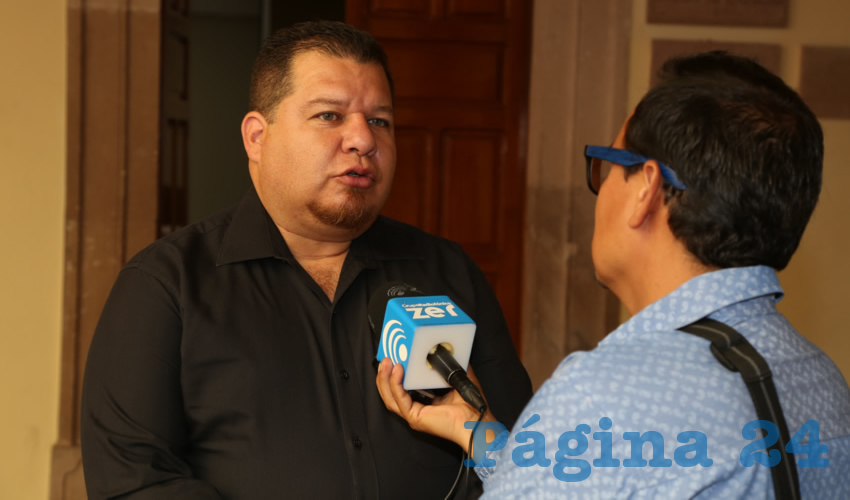 Alejandro Monreal Dávila, regidor presidente de la Comisión de Seguridad Pública en el Cabildo (Foto: Eddylberto Luévano Santillán)