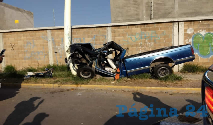 El percance ocurri&oacute; sobre avenida Constituci&oacute;n a la altura del fraccionamiento residencial Las Plazas