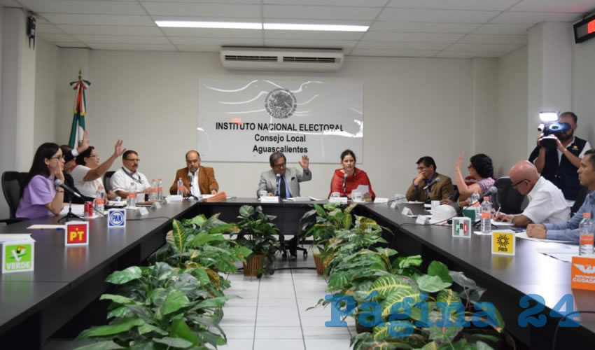 El Consejo Local del Instituto Nacional Electoral en Aguascalientes celebró la sesión ordinaria correspondiente al mes de enero