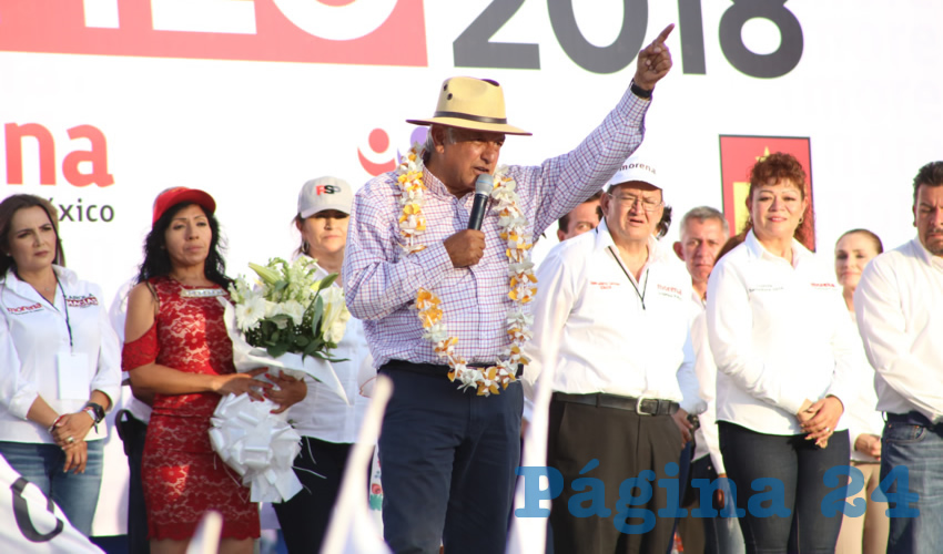 L&oacute;pez Obrador: &ldquo;Voten parejo por Juntos Haremos Historia&rdquo;