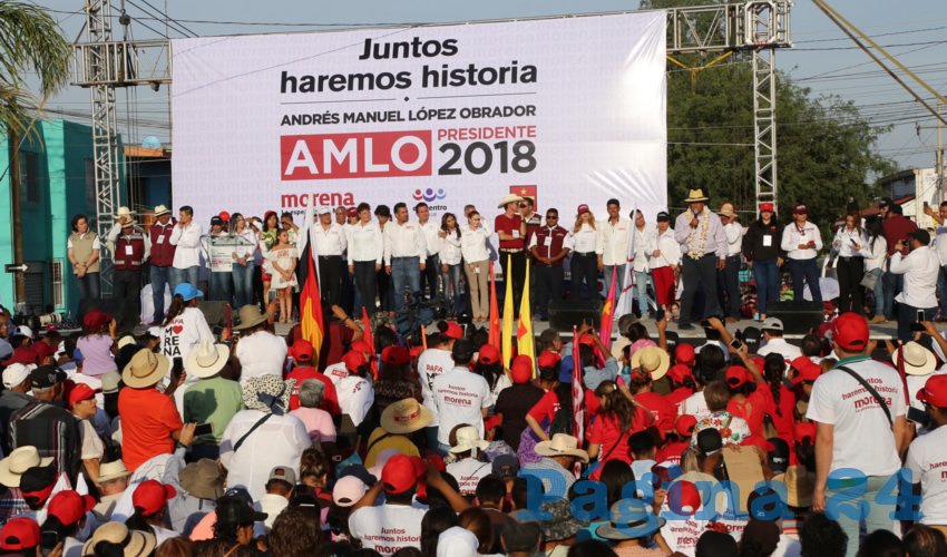 AMLO subray&oacute; que &ldquo;el d&iacute;a 1 de julio va a empezar a correr la noticia por todo el pa&iacute;s y por todo el mundo &lsquo;Gan&oacute; el Movimiento de Regeneraci&oacute;n Nacional&rsquo;&rdquo;