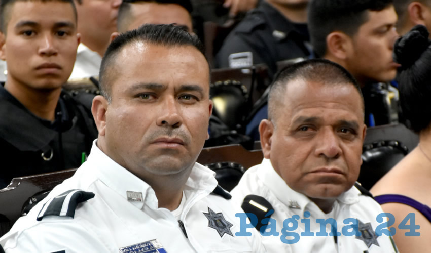 El Municipio de Aguascalientes, a través del Secretariado de Enlace Ciudadano, y empresarios locales entregaron el Bono del Mes a los policías
