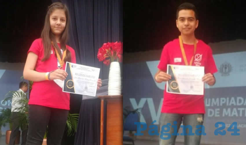 Julia Muñoz Hermosillo y Víctor Jaramillo Moreno obtuvieron medalla de bronce en la XVIII Olimpiada Nacional de Matemáticas