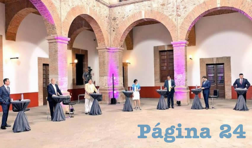 Durante sus participaciones en el último debate, los candidatos a la gubernatura de Jalisco dieron cuenta de sus propuestas para tratar de abatir la inseguridad en el estado y mostraron estadísticas sobre la actual problemática a nivel estatal/Foto: Cortesía 