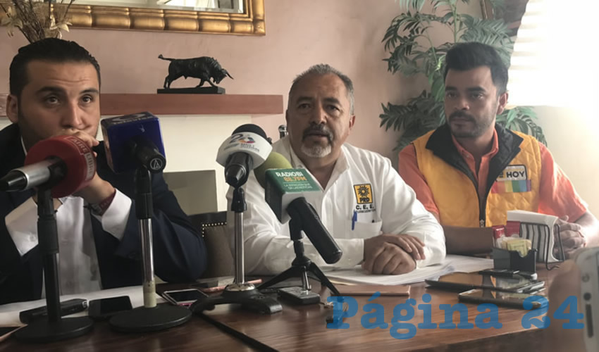Alejandro S&aacute;nchez Laguna, secretario general del PRD en Aguascalientes