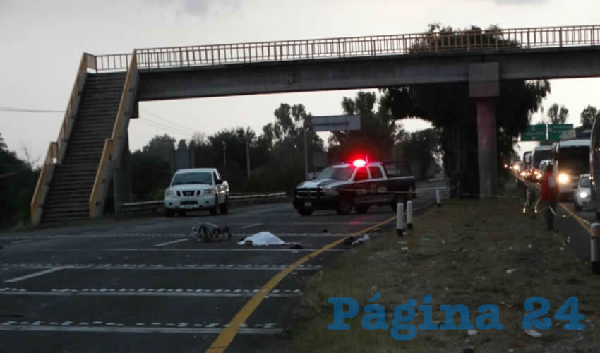 Sobre la carretera federal 45 norte, fue muerto Antonio Lara Jiménez, que contaba con 64 años de edad