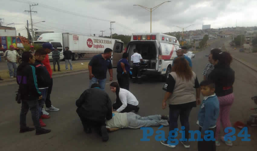 Ramón Carrillo Hernández se accidente sobre avenida Siglo XXI