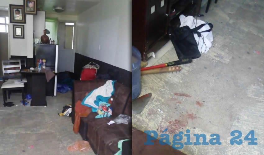 El cadáver, putrefacto y maniatado, fue encontrado entre la sala y la cocina