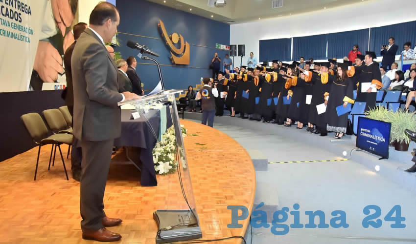 Los alumnos concluyeron formalmente sus estudios de posgrado en el Instituto Estatal de Seguridad Pública de Aguascalientes