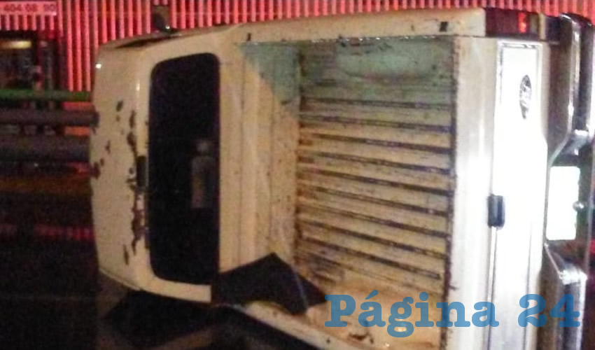 La camioneta se accidentó en avenida Convención sur