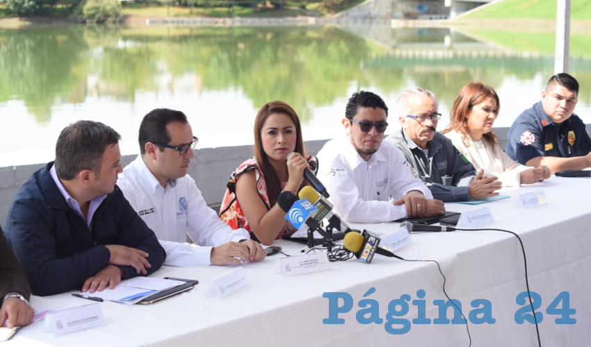 La presidenta municipal recalcó que se sigue atendiendo principalmente puntos con mayores afectaciones como Los Pericos, Ojo de Agua y La Constitución