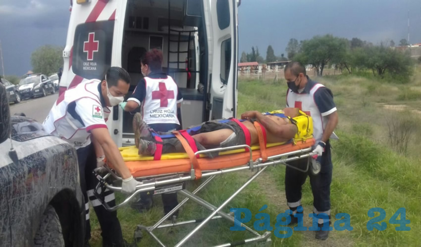 Debido a los golpes recibidos, Ricardo tuvo que ser hospitalizado 