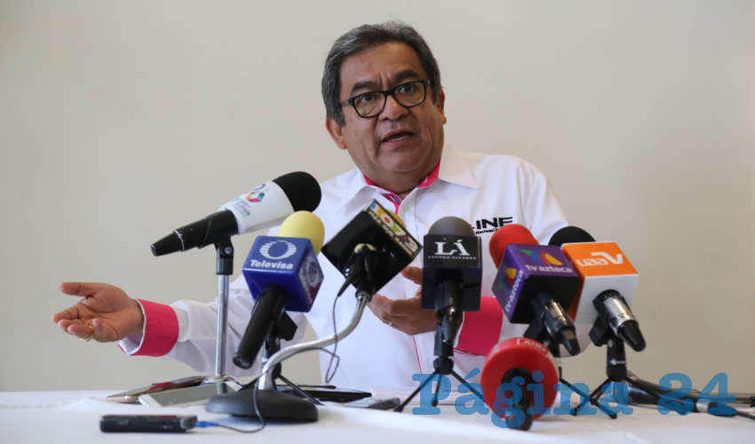 Ignacio Ruelas Olvera, consejero presidente del INE en Aguascalientes (Foto: Eddylberto Lu&eacute;vano Santill&aacute;n)