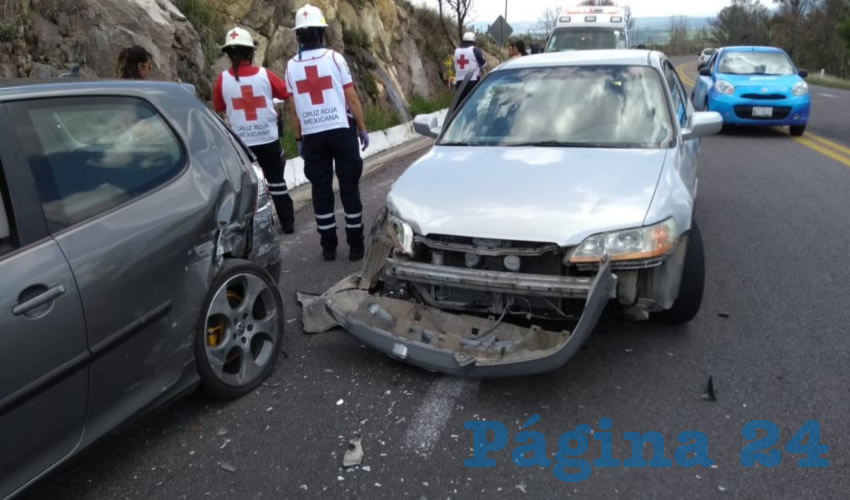 María Velazco Díaz se accidentó en la carretera federal 70 poniente